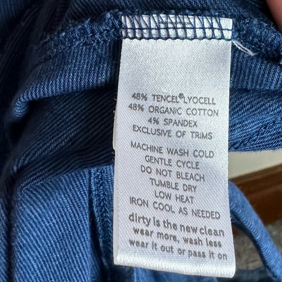 Horny Toad Organic Cotton Blend Scoop Neck Casual Blue Cutout Back Midi Dress M - Picture 7 of 8